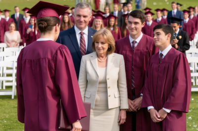 Graduation day. Grandma asked one question: “Where is your $3,000,000 trust?” — I stood there paralyzed — Mom went pale, Dad stared at the grass — and 48 hours later, the truth started to evaporate out of the glossy shell of the “family that sacrifices everything for their child” they’d been performing for years…